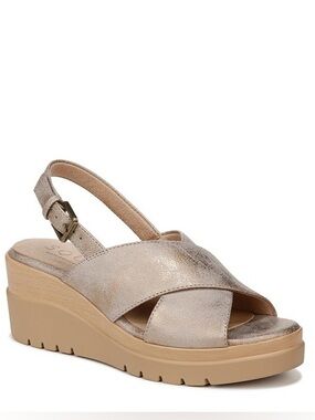 Soul naturalizer platform bronze gold sandals new 9.5 m